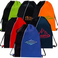 Sport Mesh Pocket Drawstring Backpack